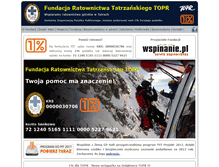 Tablet Screenshot of fundacja.topr.pl